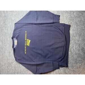 Vintage Steve and Barry's Navy Blue Crewneck Sweatshirt